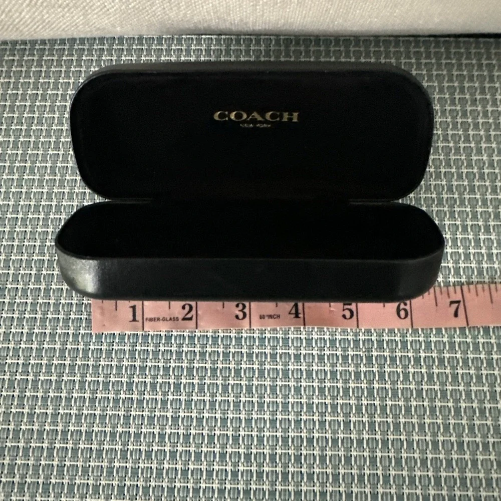 Coach New York Black Hard Eyeglasses Sunglasses Case Only